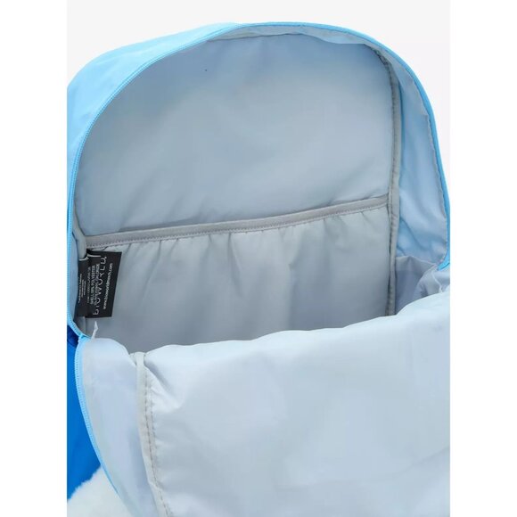 Cinnamoroll Fluffy Pocket Blue Rectangular Backpack NEW main image 5